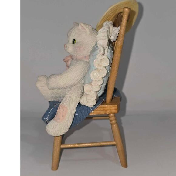 Enesco Calico Cats "Waiting on A Friend Like You" 627895 - Picture 4 of 5